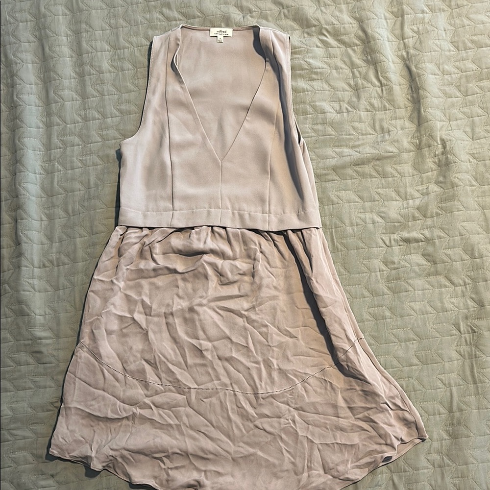 Wilfred Cream Sleeveless High Low Sundress
